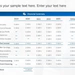 Financial Summary PowerPoint Template 2 & Google Slides Theme