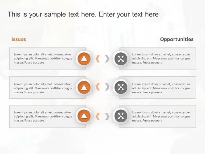 Business Issues And Opportunities PowerPoint Template