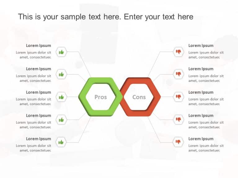 Pros And Cons 1 PowerPoint Template & Google Slides Theme