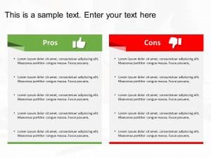 Pros And Cons Powerpoint Template 2