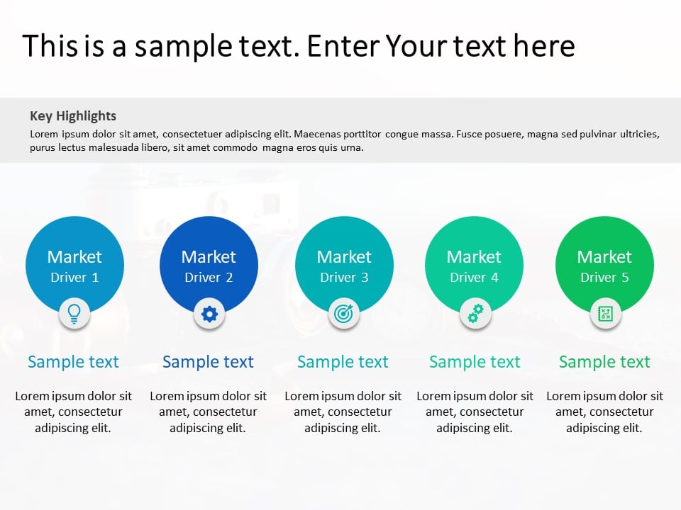 Key Market Trends 3 PowerPoint Template & Google Slides Theme