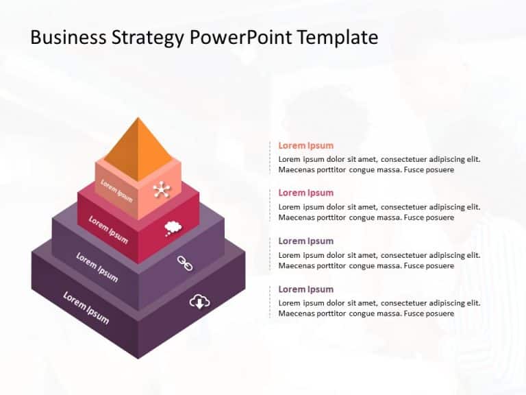 3D Cube Strategy 2 PowerPoint Template