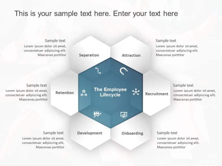 Employee Lifecycle PowerPoint Template & Google Slides Theme