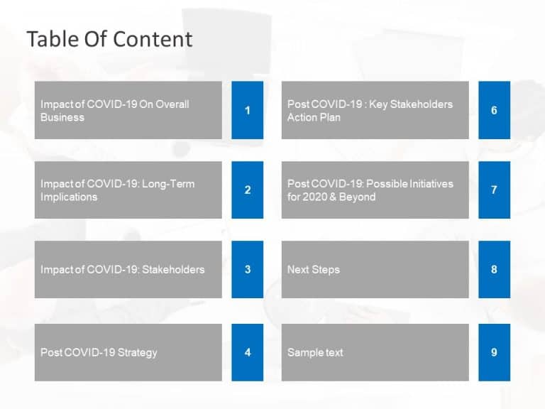 COVID-19 Business Impact Presentation PowerPoint Template & Google Slides Theme 1