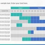 Gantt Chart 9 PowerPoint Template & Google Slides Theme