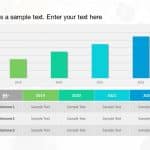 Milestone Bar Diagram PowerPoint Template & Google Slides Theme