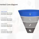 Free Segmented Cone diagram PowerPoint Template & Google Slides Theme