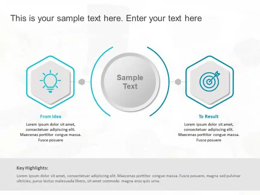 2 Steps Business PowerPoint Template