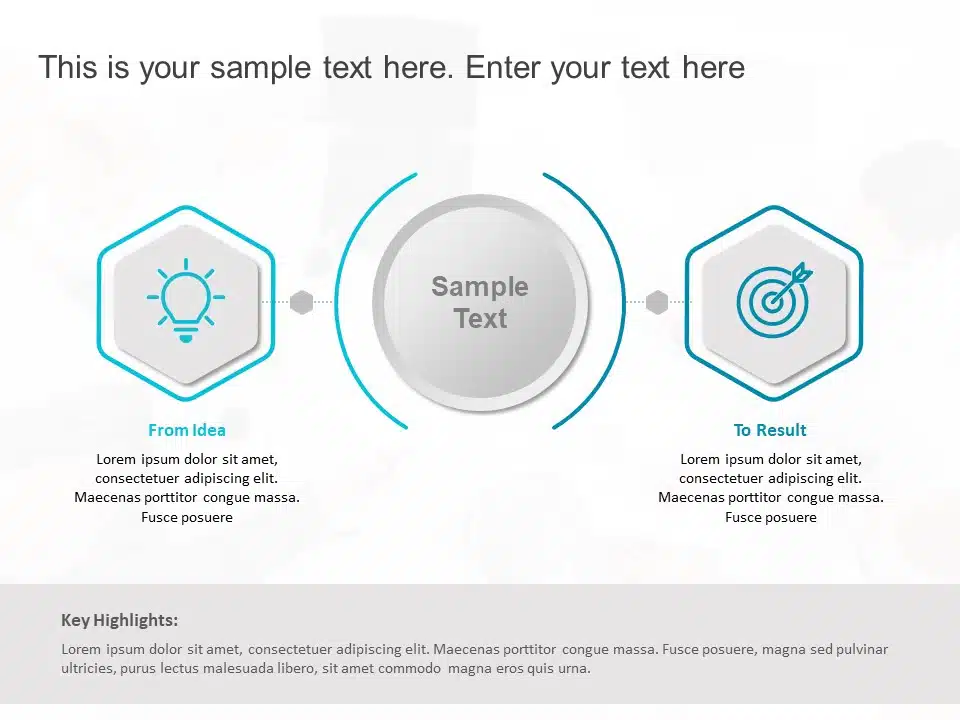 2 Steps Business PowerPoint Template & Google Slides Theme