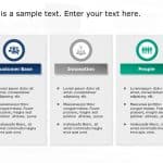 3 Column Business Strategy PowerPoint Template & Google Slides Theme