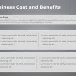 Cost and Benefits PowerPoint Template