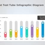 Flat Test Tube Infographic Diagram PowerPoint Template & Google Slides Theme