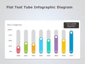 Flat Test Tube Info graphic Diagram