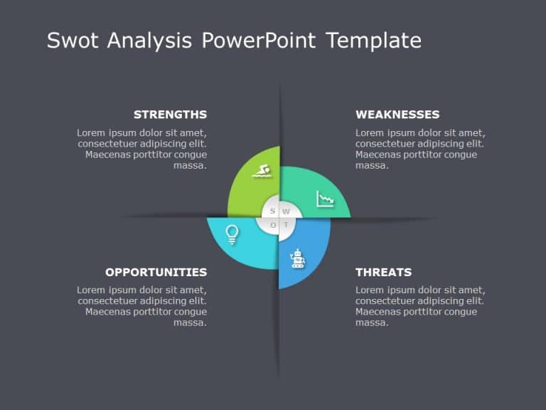 SWOT Analysis PowerPoint Template 14 | SWOT Analysis PowerPoint ...