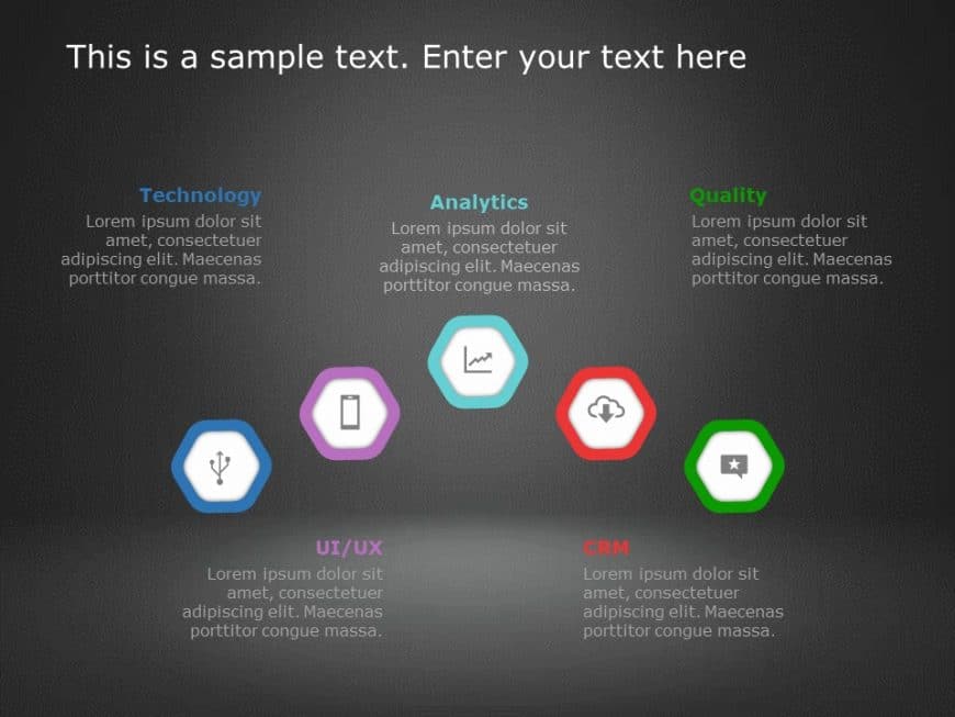 Hexagon 15 PowerPoint Template