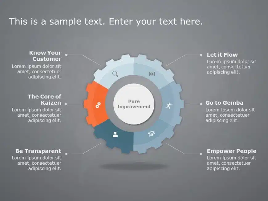 Gears 3 PowerPoint Template