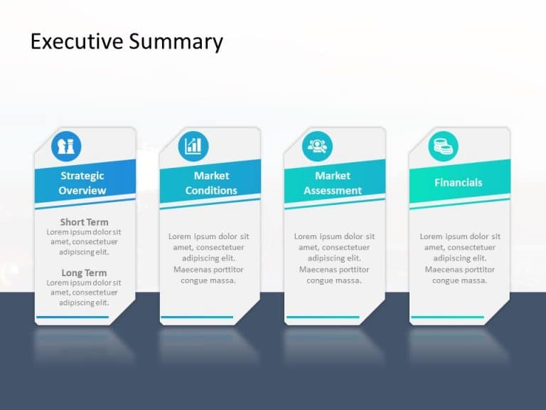 Executive Summary 44 Powerpoint Template 8008