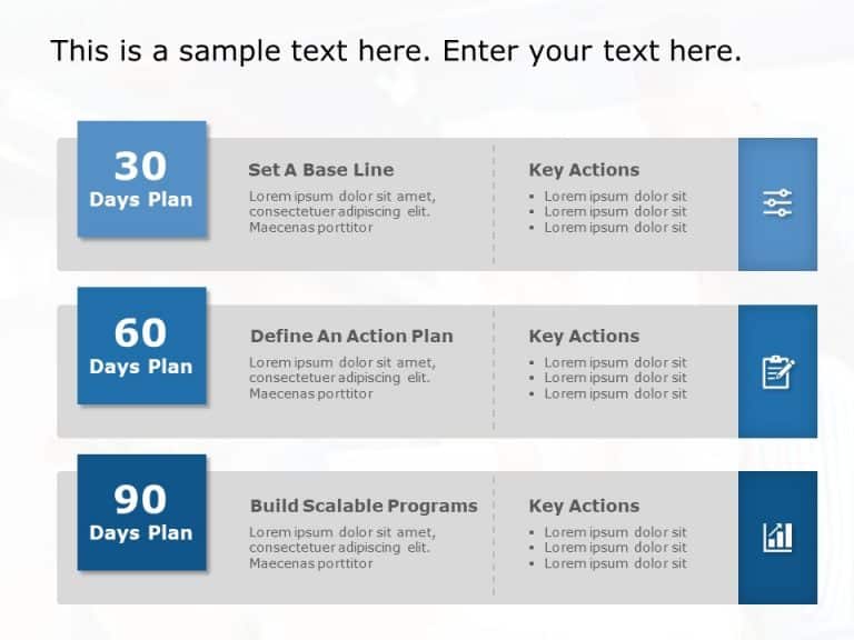  30 60 90 Day Plan Powerpoint Template 5 30 60 90 Day Plan Templates 