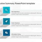 3 Stages List PowerPoint Template