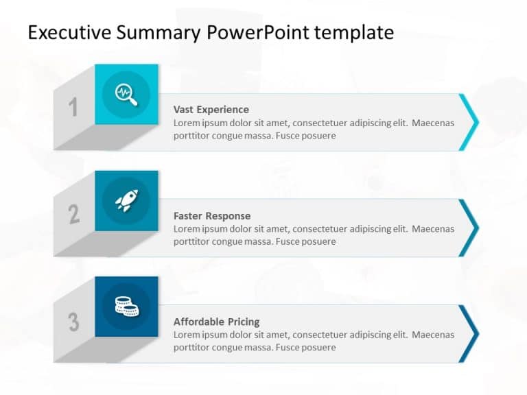 3D Benefits List PowerPoint Template & Google Slides Theme