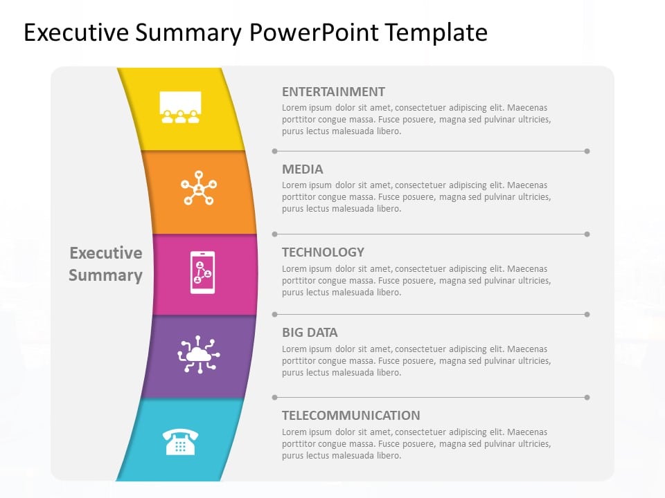 how to create an executive summary presentation