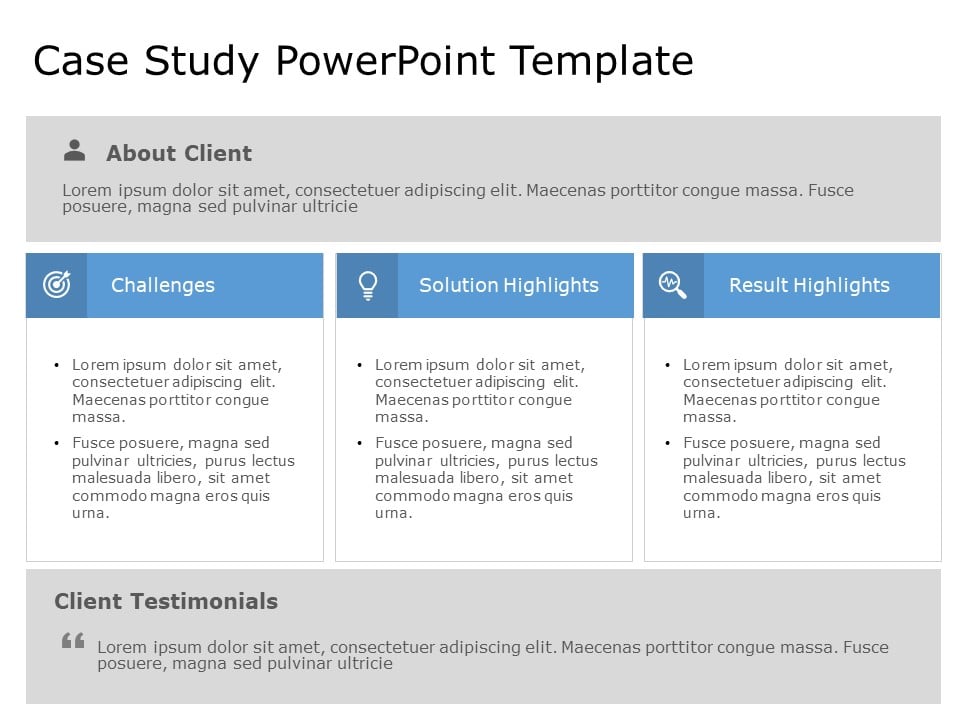 Case Study PowerPoint Template 25 | Case Study PowerPoint Templates ...