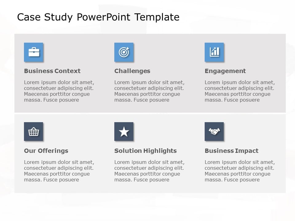 Case Study PowerPoint Template 26 | Case Study PowerPoint Templates ...
