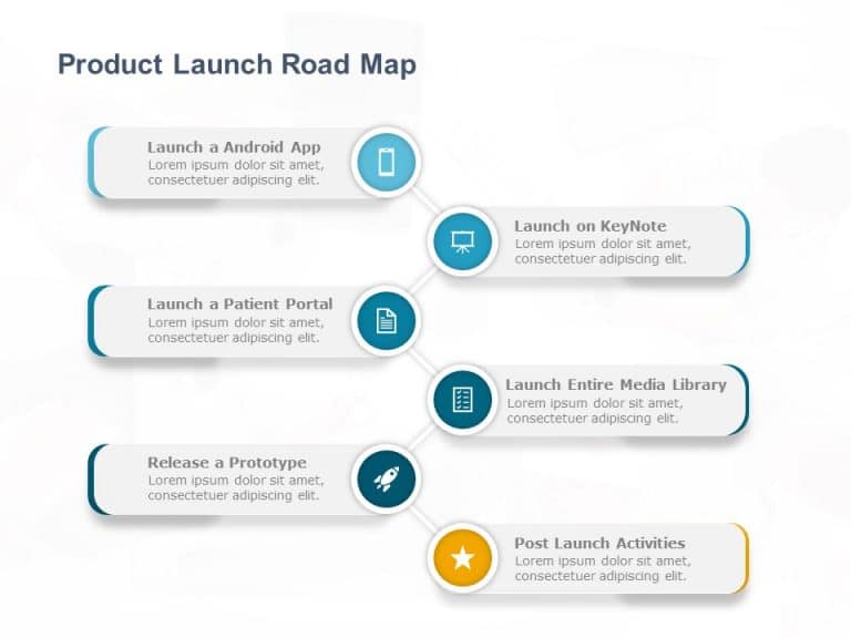 Product Roadmap PowerPoint & Google Slides Template Theme