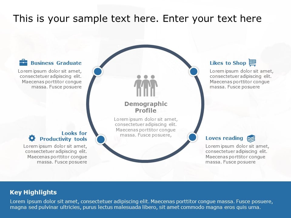 Clean Powerpoint Layout Target Customer Target Customer PowerPoint Template