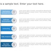 5 Steps Petal Company Profile PowerPoint Template | SlideUpLift