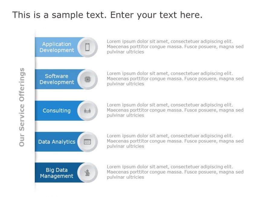 Company Services Offerings PowerPoint Template