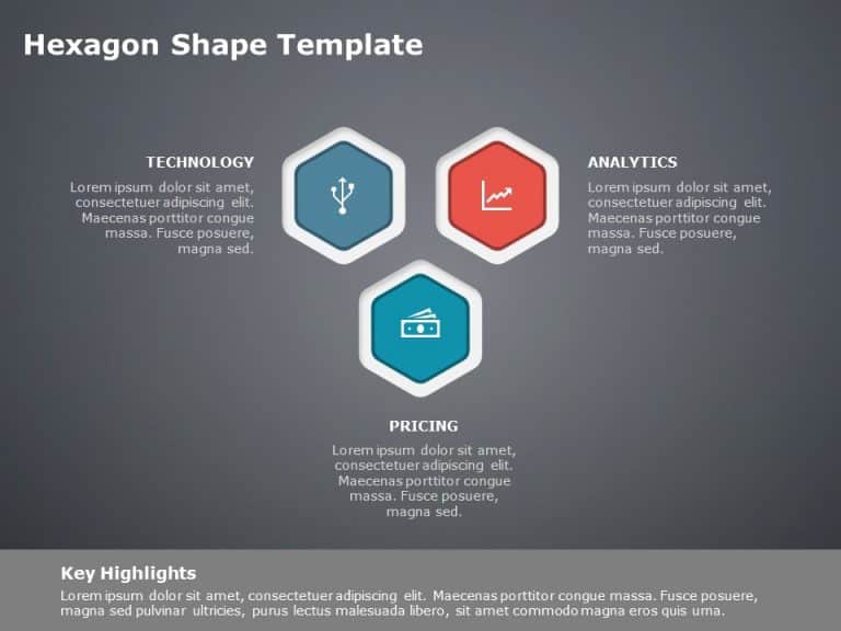 Hexagon Shape PowerPoint Template & Google Slides Theme