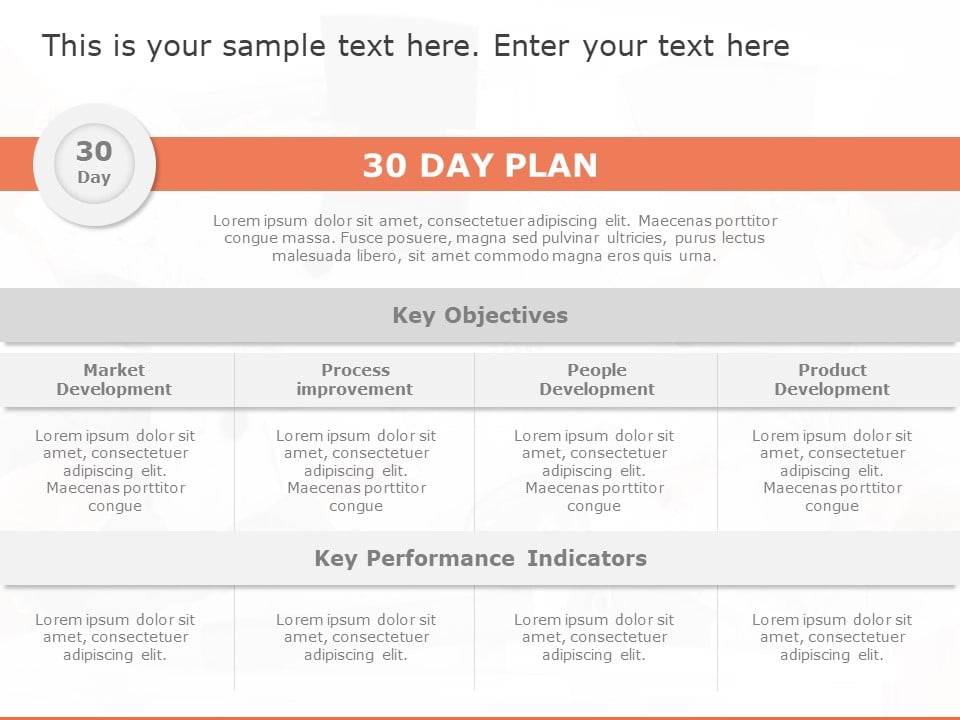 30 60 90 day plan template free