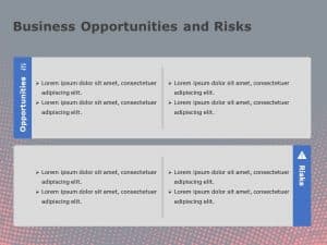 Business Opportunites And Risks Powerpoint Template