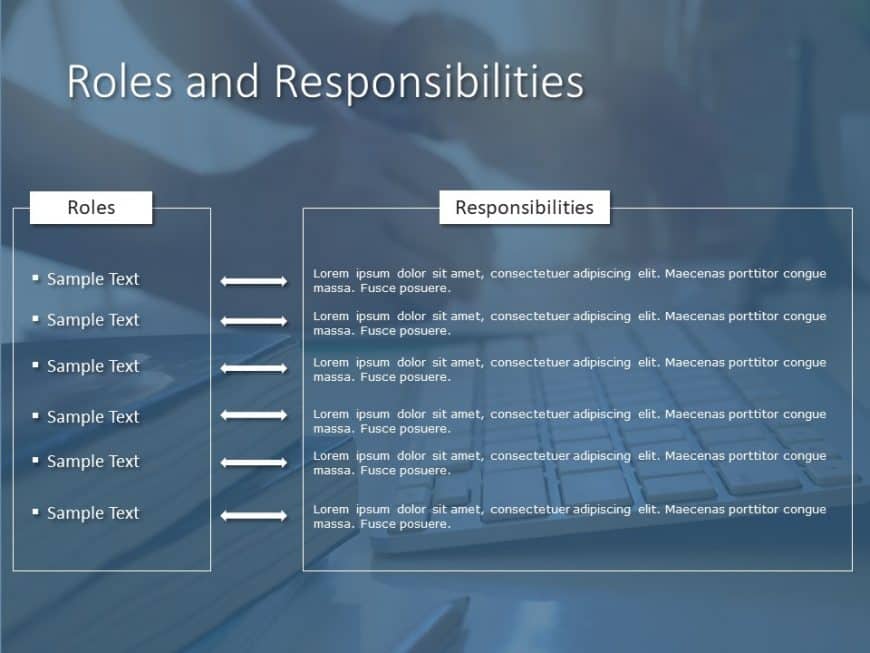Role And Responsibilities Template