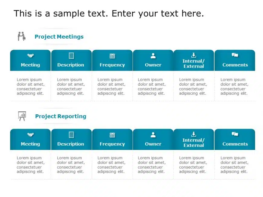 Project Team Interaction Communication PowerPoint Template