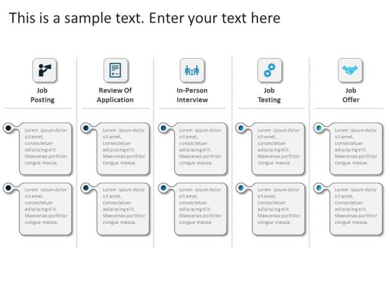 Recruitment Process 9 PowerPoint Template & Google Slides Theme