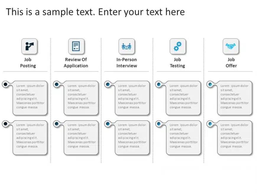 Recruitment Process 9 PowerPoint Template