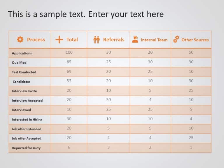 Recruitment Tracker PowerPoint Template & Google Slides Theme