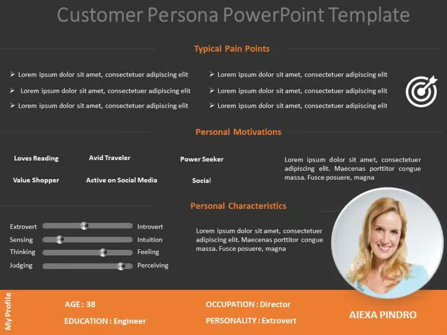 Target Audience Behaviour 1 PowerPoint Template