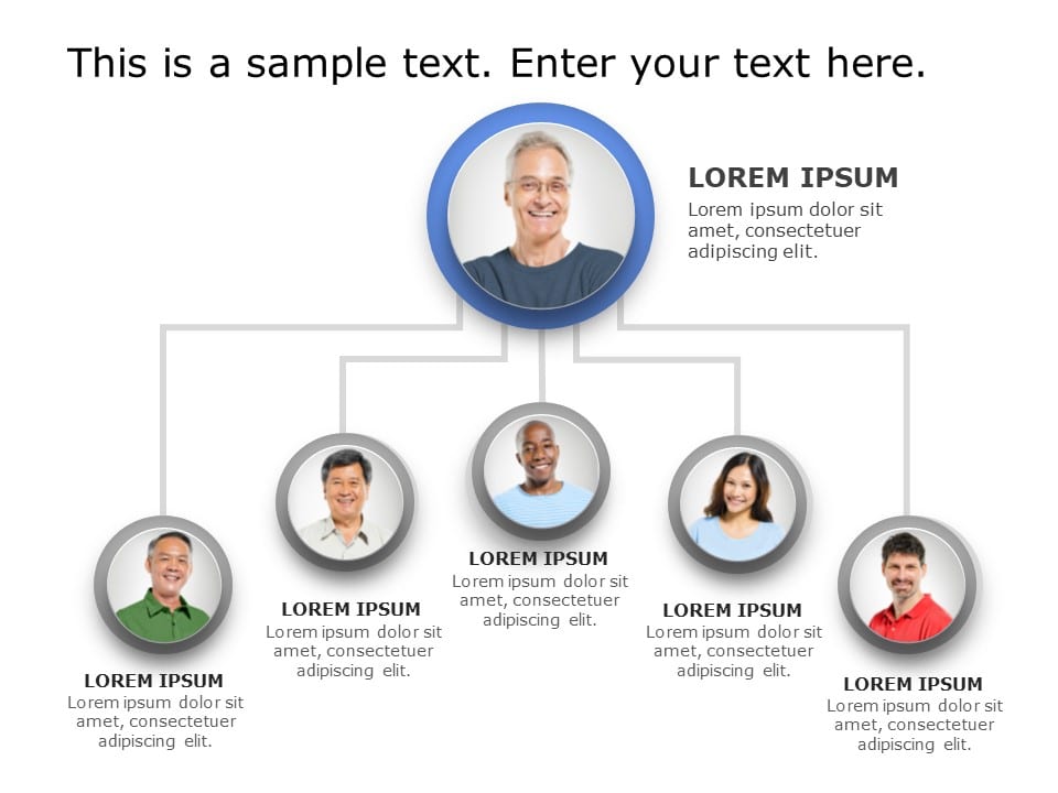 free org chart in powerpoint template