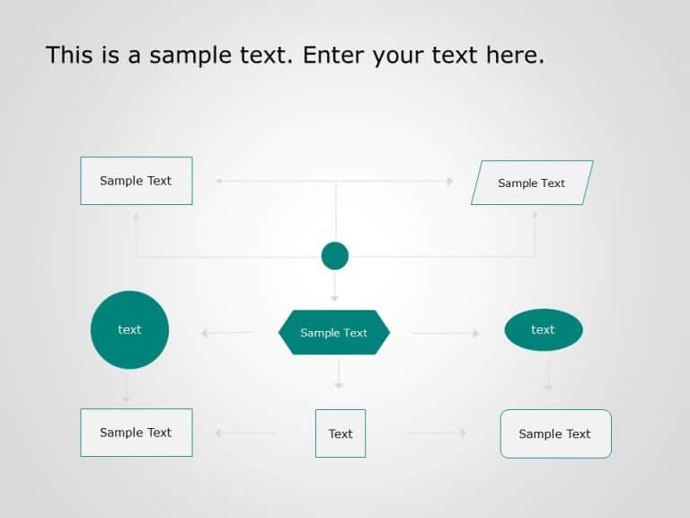 Flow Chart PowerPoint Template 6 & Google Slides Theme