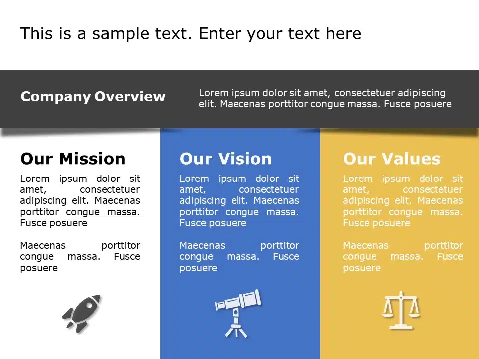 Mission Vision 15 PowerPoint Template & Google Slides Theme