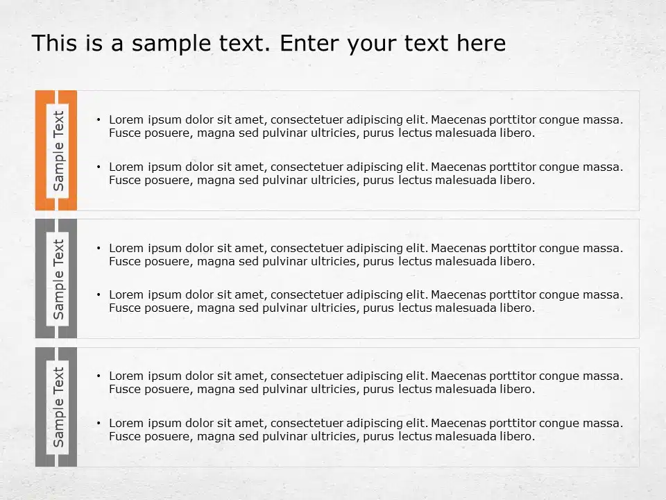 Box List 3 Powerpoint Template 0985