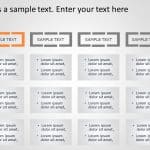 6 Grid Text Box Diagram PowerPoint Template
