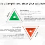 Triangle Text Box 3 PowerPoint Template & Google Slides Theme