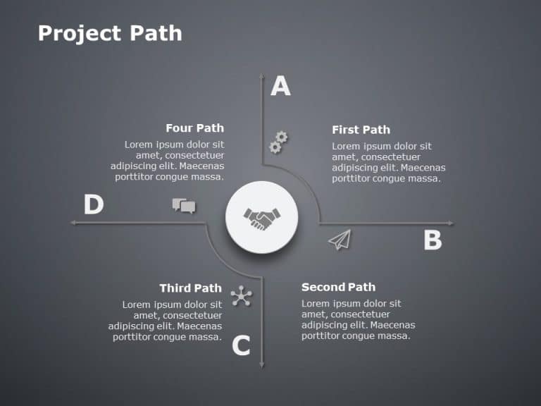 Project Path 4 PowerPoint Template & Google Slides Theme