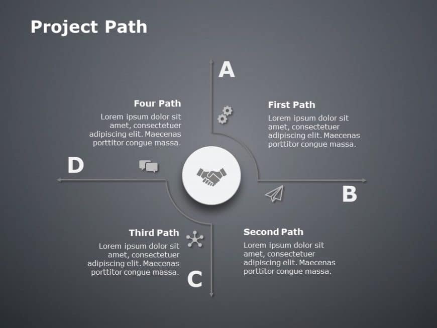 Project Path 4 PowerPoint Template