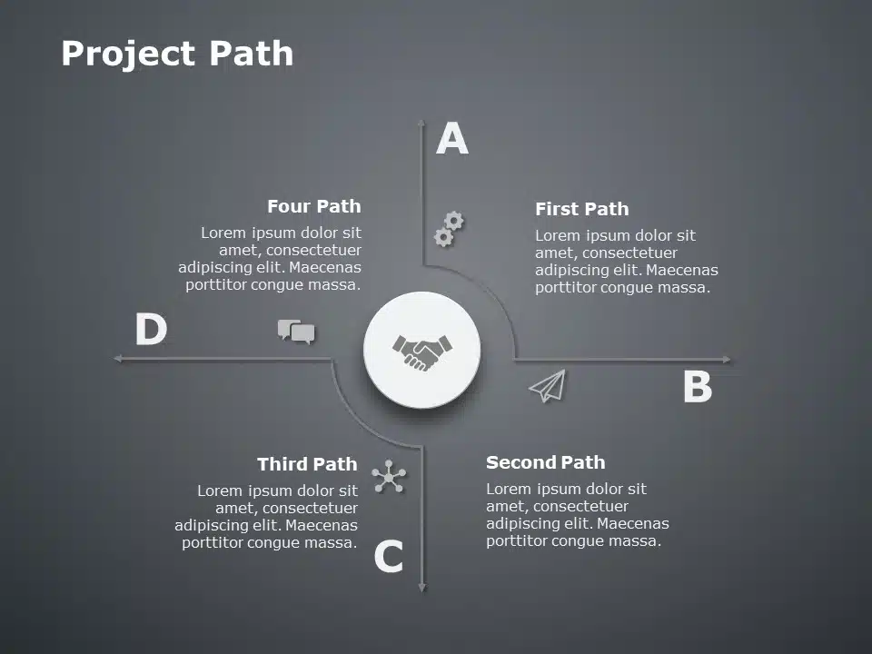 Project Path 4 PowerPoint Template & Google Slides Theme