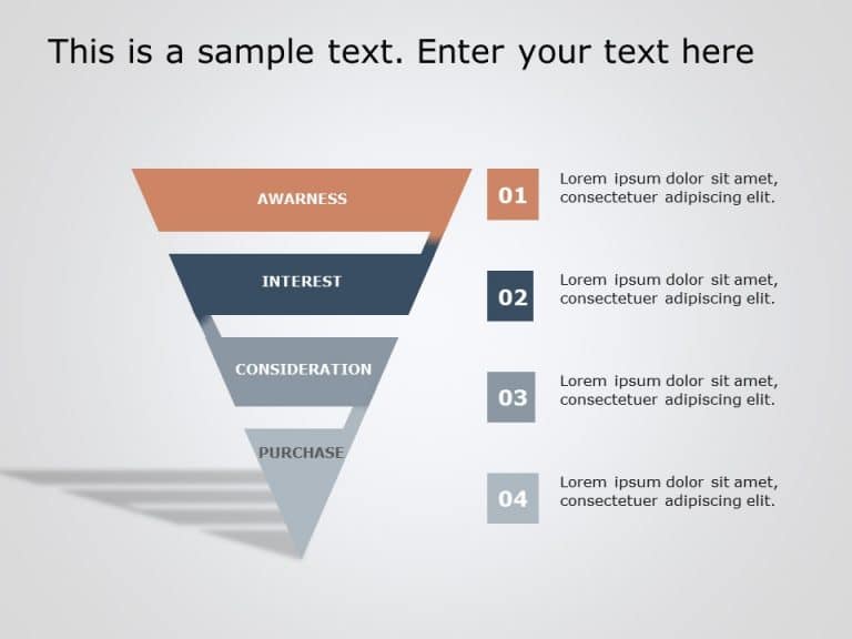 Funnel Analysis Diagram 1 PowerPoint Template